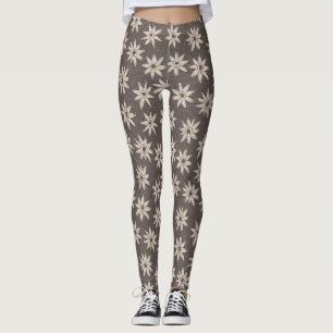 Legging sema granito castanho