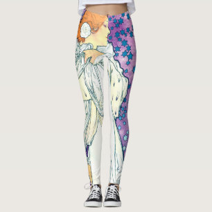 Legging Senhora dos Camelias, Alphonse Mucha