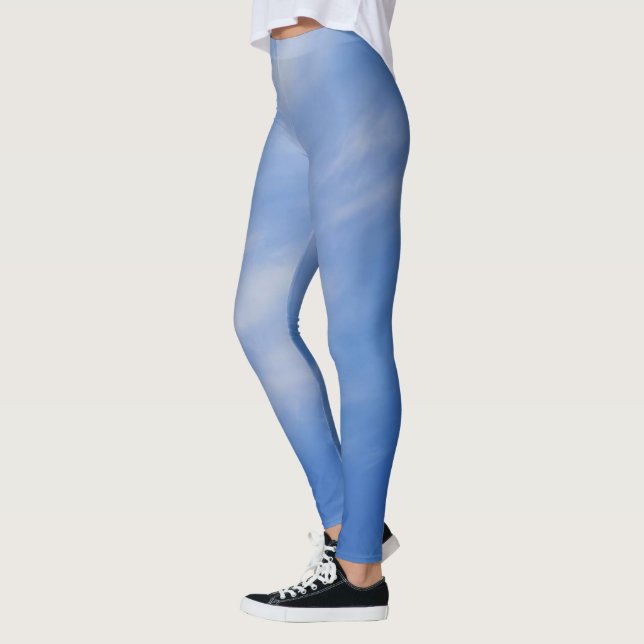 Legging Senhoras Esportivas, Ativewear, céu azul