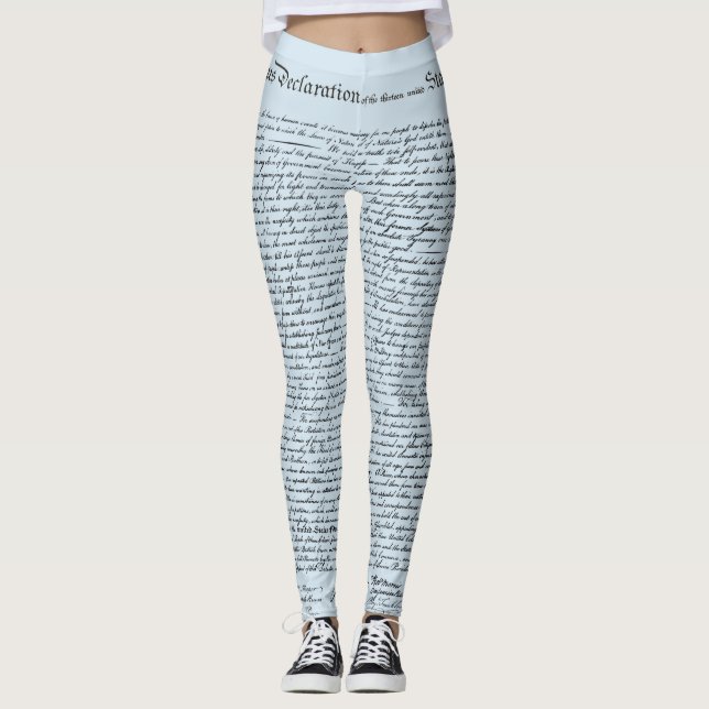 Legging Senhoras Independentes Declaram Sua Independência! (Frente)