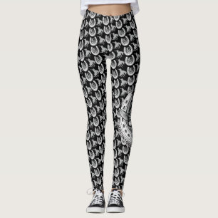Legging Senhoras más bonito - crânios SR19 & Broncs