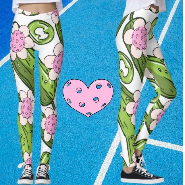 Legging Senhoras Pickleball Engraçado (Unique leggings to show pickleball love and make others laugh)