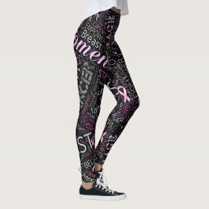 Legging Sensibilização para o Cancer de mama Cloud ID261