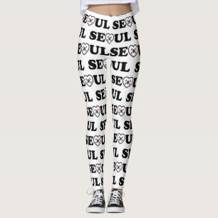Legging Seoul Love Heart Taegeukgi Flag