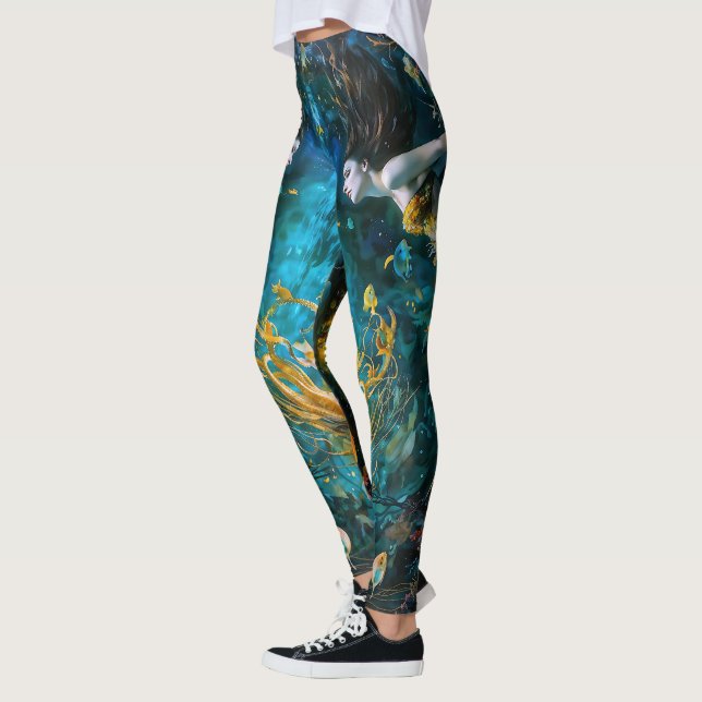 Legging Seraphina - Linda Sereia Mística (Esquerda)