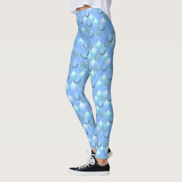 Legging Sereia azul clara