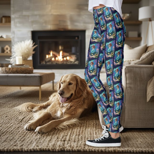 Legging Sereia Blue Fantasy Amigos (Criador carregado)