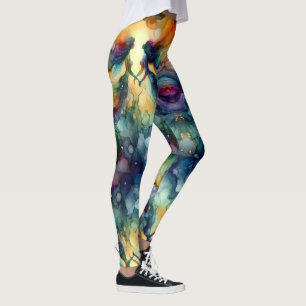 Legging Sereia de abstrato