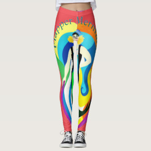 Legging Sereia Flapper Colorida Thunder_Cove