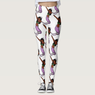 Legging sereia negra