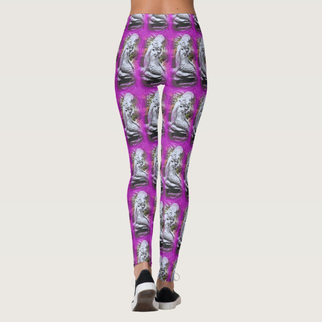 Legging sereia numa pedra (Verso)