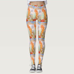 Legging sereias frescas da ostra