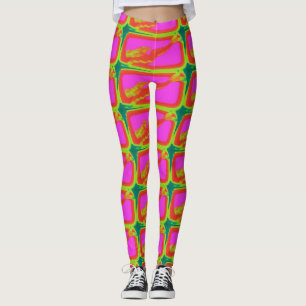 Legging sereias vermelhas nadadoras