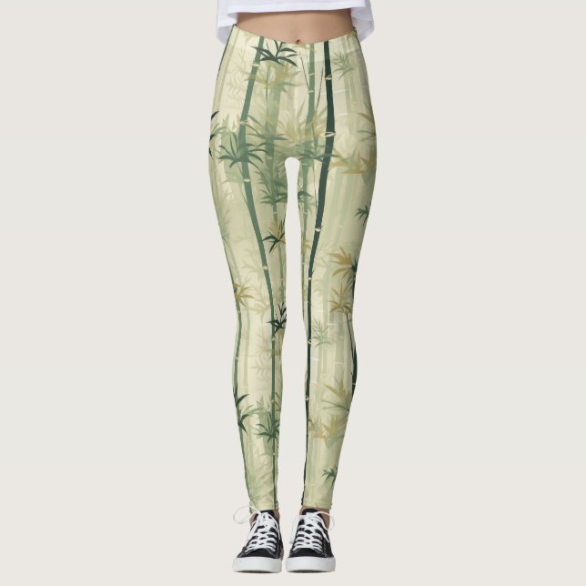 Legging Serena Flor de Bambu Asiática  (3) (Frente)