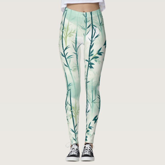 Legging Serena Flor de Bambu Asiática  (4) (Frente)