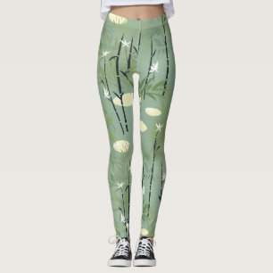 Legging Serena Flor de Bambu Asiática (5)