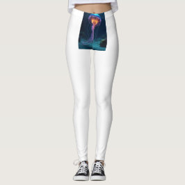 Legging Serene Jellyfish: Tranquilidade na Arte