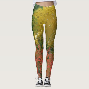 Legging Série Crayon derretida - Pó acrílico como