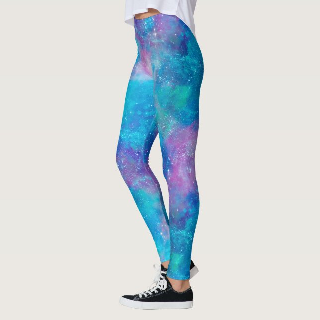 Legging Série Desenho Galáxia Pintada 3 (Esquerda)