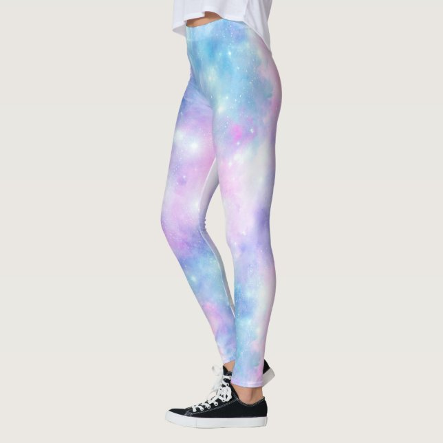 Legging Série Desenho Galáxia Pintada 4  (Esquerda)