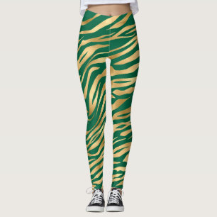 Legging Série Emerald e Safari Dourado Design 2
