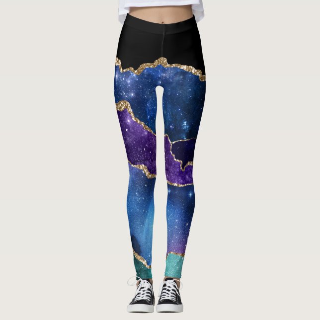 Legging Série Galaxy Agate Design 13  (Frente)