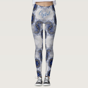 Legging Seu Nome Crystal Lapis Lazuli