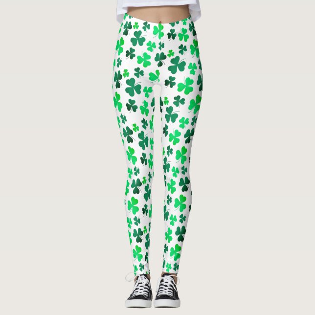 Legging Shamrock Clover Leaf Ireland (Frente)