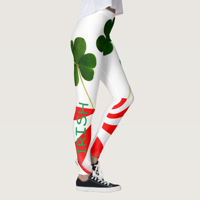 Legging Shamrock Peppermint 2020, Dia de São Patrício (Direita)