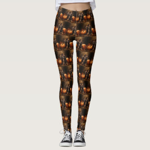 Legging Shepherd Belga Puppy Autumn Delight Pumpkin