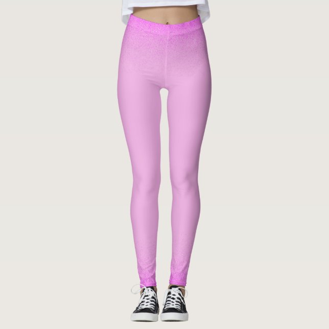 Legging Shimmer Rosa Simples (Frente)