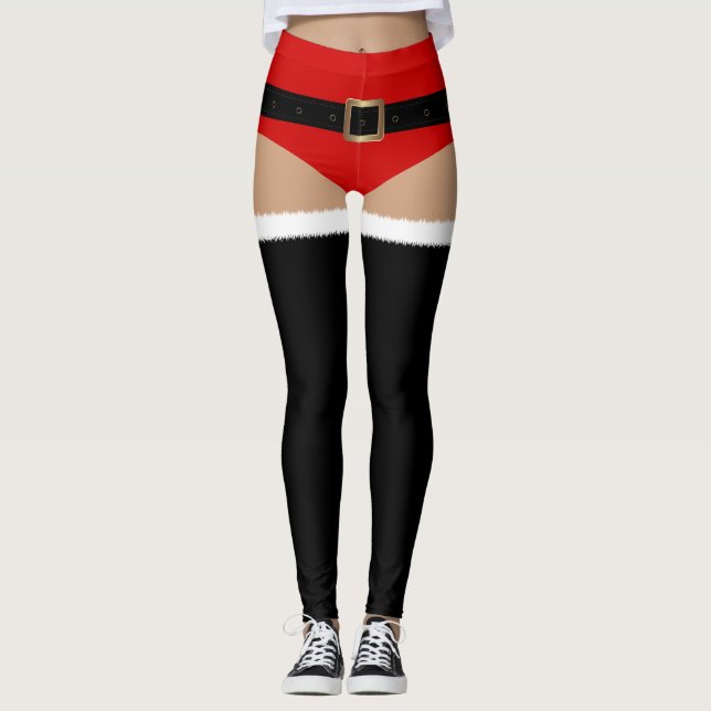 Legging Shorts do Short do ajudante do papai noel (Frente)