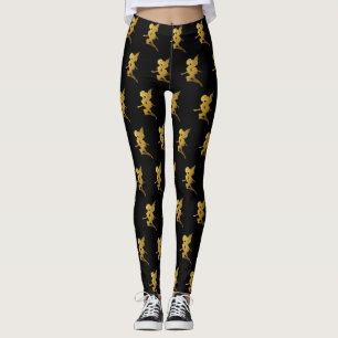Legging Silhouettes Dourados