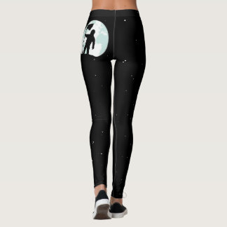 Legging Silhueta do astronauta