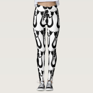 Legging Silhueta Sereia de Duas Caudas Thunder_Cove