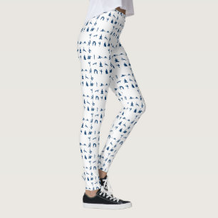 Legging Silhuette Yoga Poses Thunder_Cove