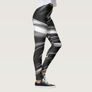 Legging Silver Metal Fluente