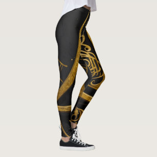 Legging Símbolo de cana-de-ouro