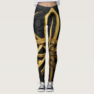 Legging Símbolo de cana-de-ouro