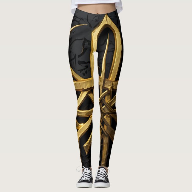 Legging Símbolo de cana-de-ouro (Frente)