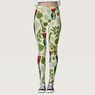 Legging Símbolo do Triângulo Vermelho da Resistência com S