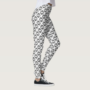 Legging Símbolo Zodiac do Cancer Padrão por Kenneth Yonc