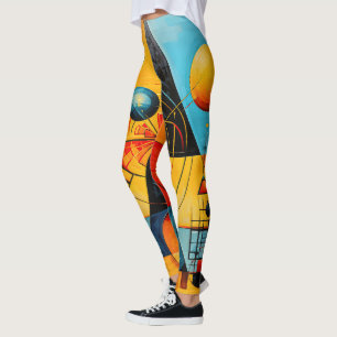 Legging Símbolos Geométricos Abstrato #07