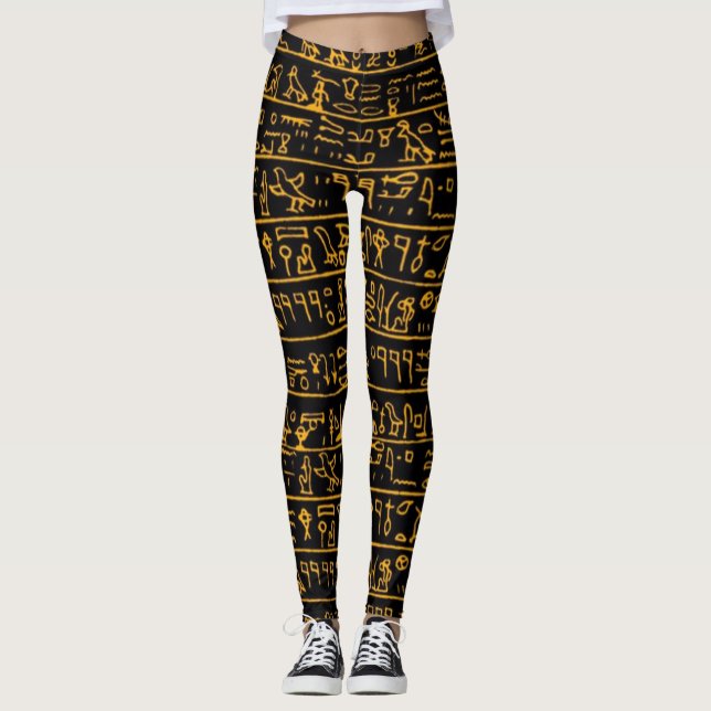 Legging Símbolos hieroglíficos (Frente)