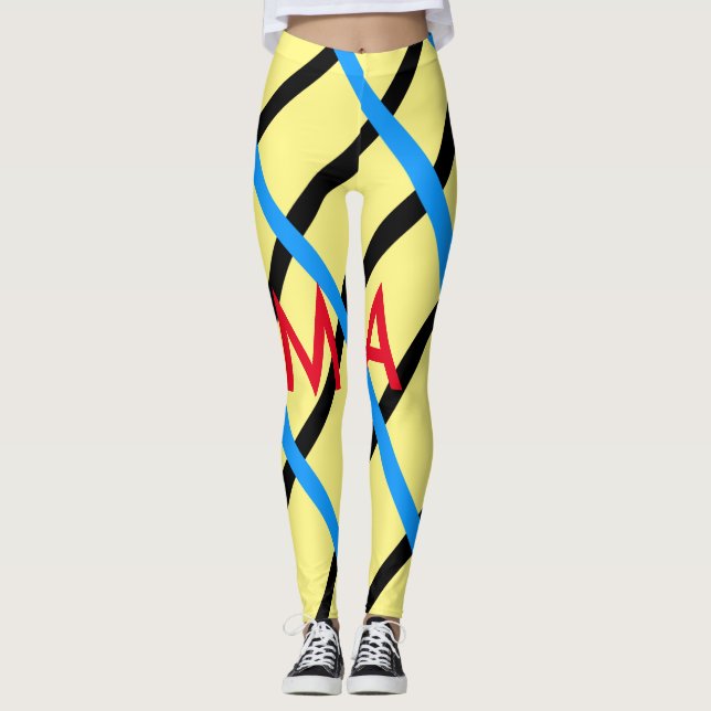 Legging Simples monograma adicione seu nome com letra míni (Frente)