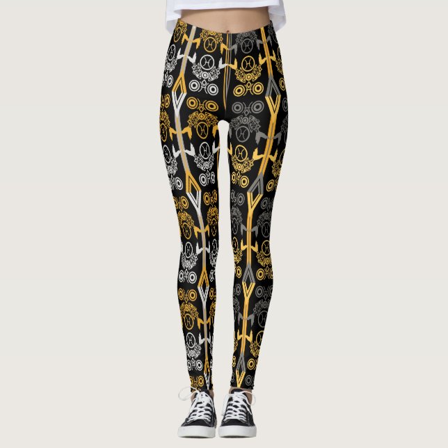 Legging Sinais de Zodiac, Peixes (Frente)