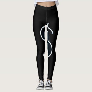 Legging Sinal de dólar neonário