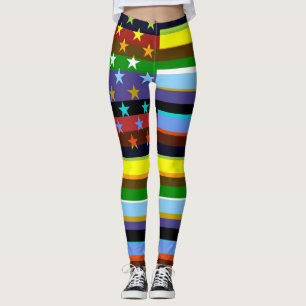 Legging Sinalizador americano de cor retrorreflectora nº 2