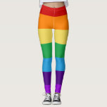 Legging Sinalizador arco-íris<br><div class="desc">Pegue um par de leggings com um design original! As cores brilhantes do arco-íris para celebrar seu orgulho,  ou apenas sua felicidade!</div>