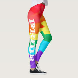 Legging Sinalizador arco-íris do orgulho LGBT